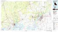 preview thumbnail of historical topo map of Lake Charles, LA in 1986