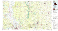 preview thumbnail of historical topo map of Bossier County, LA in 1986