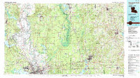 preview thumbnail of historical topo map of Bossier County, LA in 1986