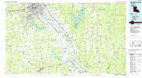 preview thumbnail of historical topo map of De Soto County, LA in 1985
