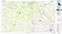 1986 Map of Ville Platte