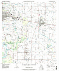 Download a high-resolution, GPS-compatible USGS topo map for Abbeville East, LA (1998 edition)