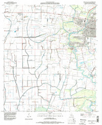 preview thumbnail of historical topo map of Vermilion County, LA in 1994