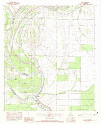 preview thumbnail of historical topo map of Concordia County, LA in 1982