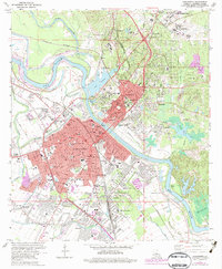 Download a high-resolution, GPS-compatible USGS topo map for Alexandria, LA (1979 edition)