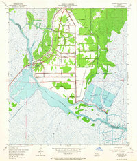 Download a high-resolution, GPS-compatible USGS topo map for Allemands, LA (1964 edition)