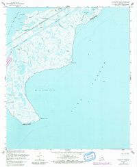 Download a high-resolution, GPS-compatible USGS topo map for Alligator Point, LA (1991 edition)