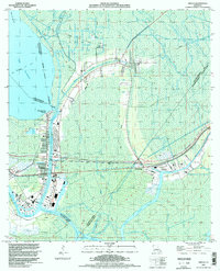 Download a high-resolution, GPS-compatible USGS topo map for Amelia, LA (1998 edition)