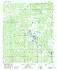 Download a high-resolution, GPS-compatible USGS topo map for Arcadia, LA (1986 edition)