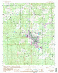 Download a high-resolution, GPS-compatible USGS topo map for Arcadia, LA (1995 edition)