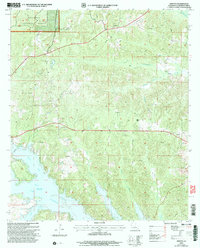 preview thumbnail of historical topo map of Claiborne County, LA in 2003