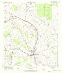 1970 Map of Arnaudville, 1972 Print