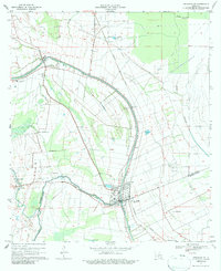 Download a high-resolution, GPS-compatible USGS topo map for Arnaudville, LA (1986 edition)