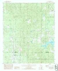 Download a high-resolution, GPS-compatible USGS topo map for Ashland, LA (1986 edition)