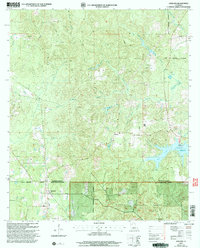 preview thumbnail of historical topo map of Ashland, LA in 2003