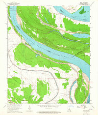 Download a high-resolution, GPS-compatible USGS topo map for Ashly, LA (1964 edition)