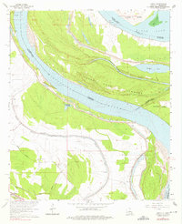 Download a high-resolution, GPS-compatible USGS topo map for Ashly, LA (1975 edition)