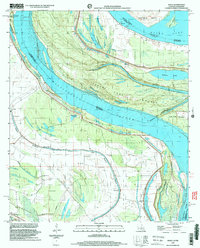 Download a high-resolution, GPS-compatible USGS topo map for Ashly, LA (2003 edition)