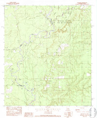 Download a high-resolution, GPS-compatible USGS topo map for Bancroft, LA (1983 edition)