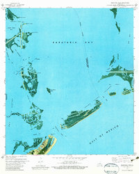 Download a high-resolution, GPS-compatible USGS topo map for Barataria Pass, LA (1984 edition)