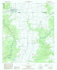 Download a high-resolution, GPS-compatible USGS topo map for Basile, LA (1985 edition)