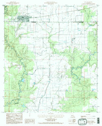 Download a high-resolution, GPS-compatible USGS topo map for Basile, LA (1985 edition)