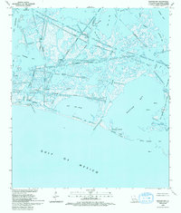 Download a high-resolution, GPS-compatible USGS topo map for Bastian Bay, LA (1995 edition)