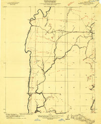 1909 Map of Baxter Bayou