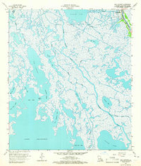 Download a high-resolution, GPS-compatible USGS topo map for Bay Courant, LA (1965 edition)
