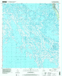 preview thumbnail of historical topo map of Lafourche County, LA in 1998