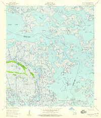 Download a high-resolution, GPS-compatible USGS topo map for Bay Dosgris, LA (1959 edition)