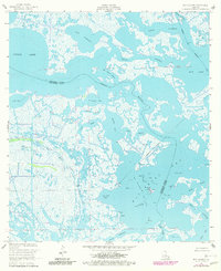 Download a high-resolution, GPS-compatible USGS topo map for Bay Dosgris, LA (1980 edition)