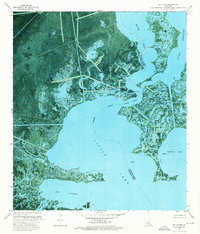 preview thumbnail of historical topo map of Lafourche County, LA in 1973