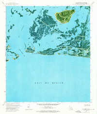 Download a high-resolution, GPS-compatible USGS topo map for Bay Ronquille, LA (1976 edition)