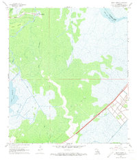 Download a high-resolution, GPS-compatible USGS topo map for Bayou Boeuf, LA (1973 edition)
