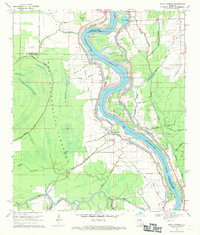 Download a high-resolution, GPS-compatible USGS topo map for Bayou Current, LA (1971 edition)