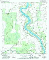 Download a high-resolution, GPS-compatible USGS topo map for Bayou Current, LA (1994 edition)