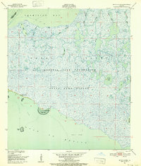 preview thumbnail of historical topo map of Iberia County, LA in 1951