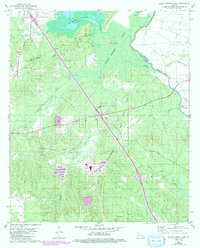 preview thumbnail of historical topo map of De Soto County, LA in 1980