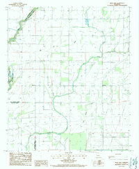 preview thumbnail of historical topo map of West Carroll County, LA in 1986
