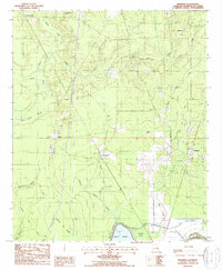 preview thumbnail of historical topo map of Morehouse County, LA in 1998