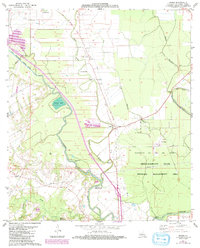 Download a high-resolution, GPS-compatible USGS topo map for Beggs, LA (1992 edition)