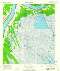 Download a high-resolution, GPS-compatible USGS topo map for Belle Chasse, LA (1960 edition)