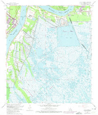 Download a high-resolution, GPS-compatible USGS topo map for Belle Chasse, LA (1973 edition)