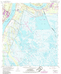 Download a high-resolution, GPS-compatible USGS topo map for Belle Chasse, LA (1986 edition)