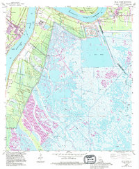 Download a high-resolution, GPS-compatible USGS topo map for Belle Chasse, LA (1994 edition)