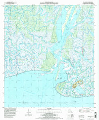 Download a high-resolution, GPS-compatible USGS topo map for Belle Isle, LA (1998 edition)