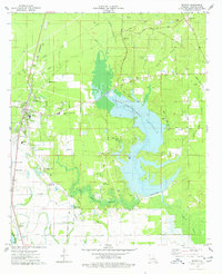 preview thumbnail of historical topo map of Benton, LA in 1975