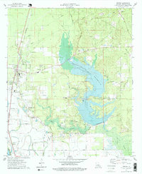 preview thumbnail of historical topo map of Benton, LA in 1975