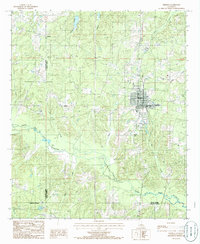 Download a high-resolution, GPS-compatible USGS topo map for Bernice, LA (1986 edition)